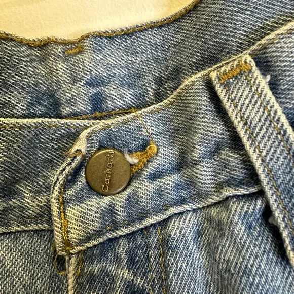 Carhartt Men's Relaxed Fit 38 X 32 Light Wash Jeans - Picture 3 of 4